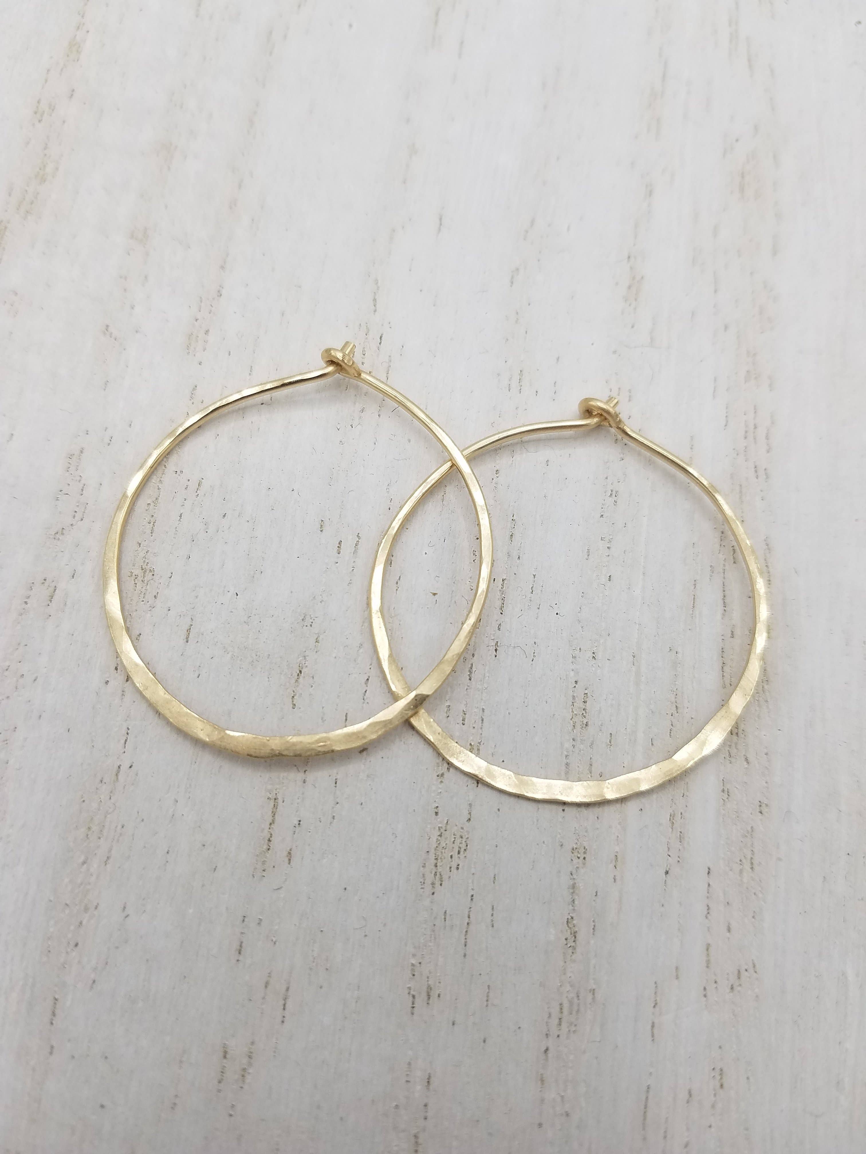 Gold Hoop Earrings