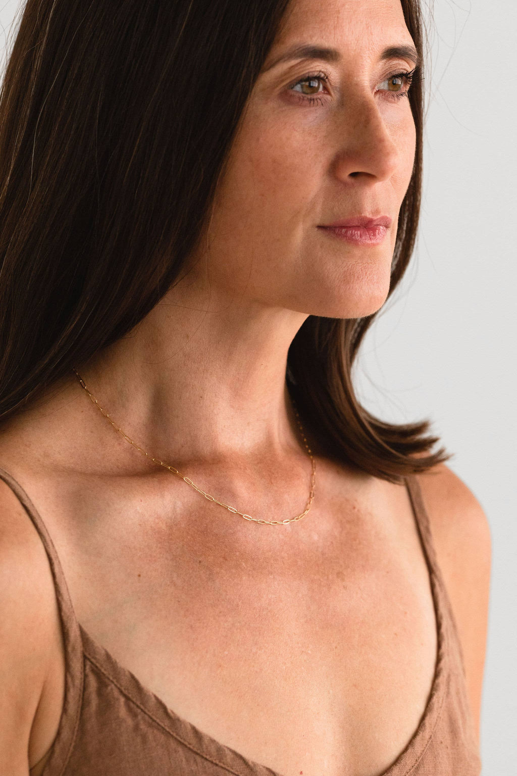 Nora Link Necklace | Gold Fill