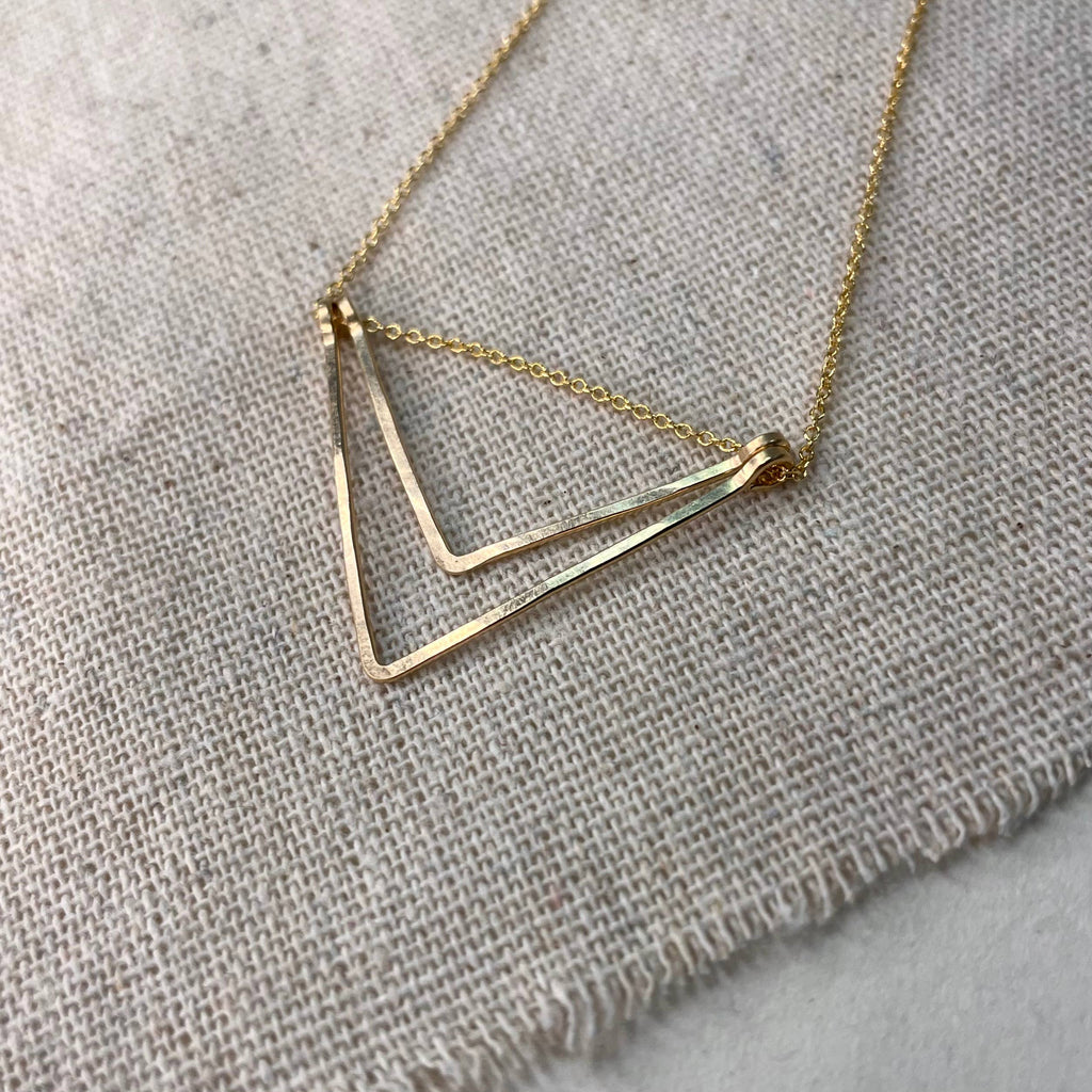 Double Chevron Necklace