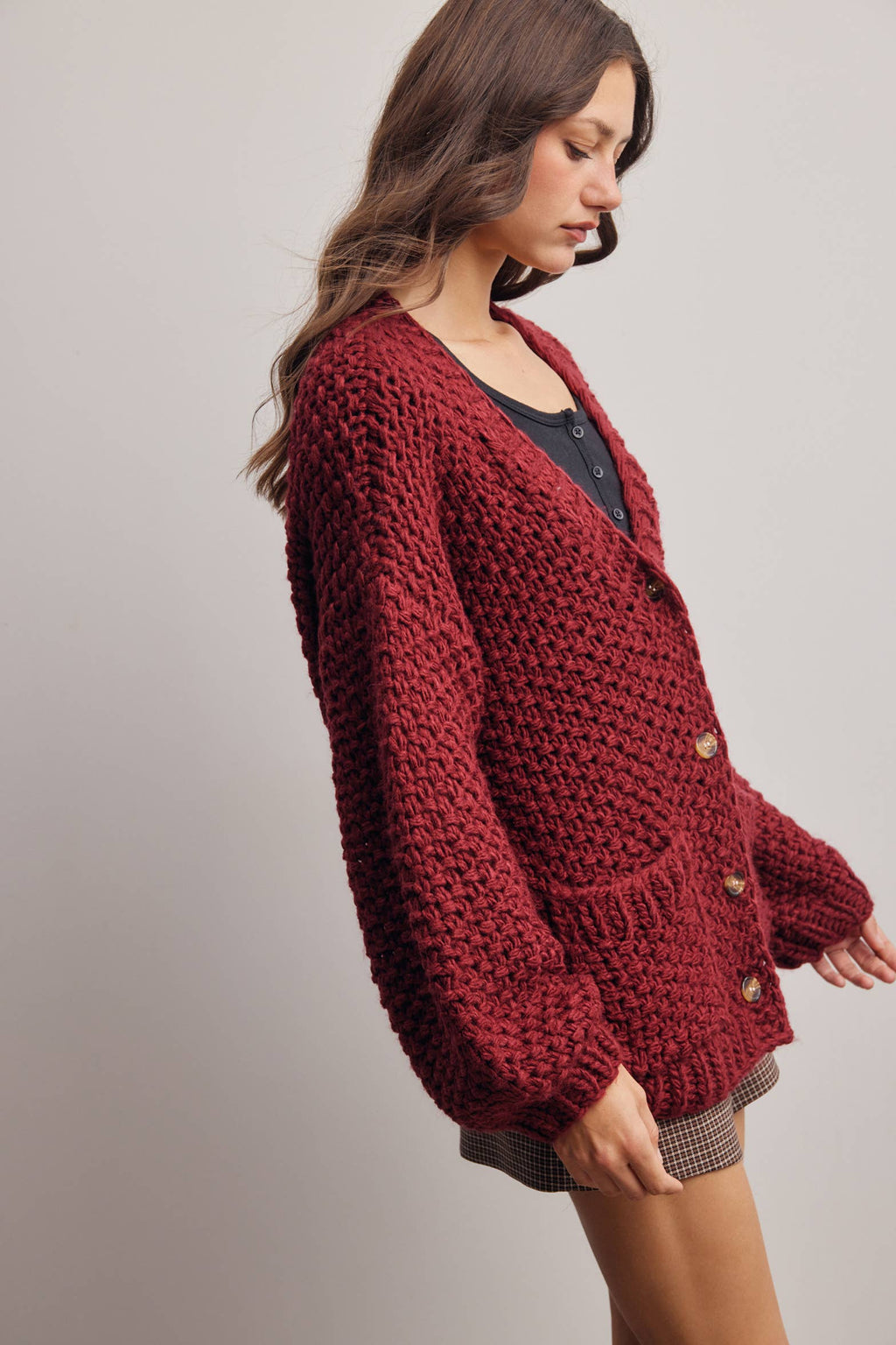 Handmade Chunky Knit Cardigan
