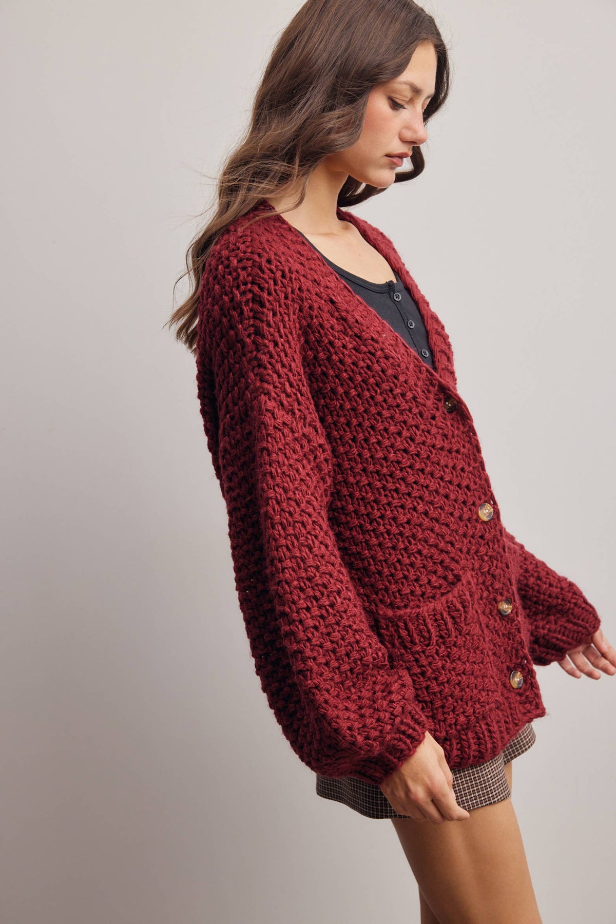 Handmade Chunky Knit Cardigan