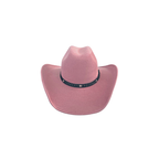 Vegan Suede Western Cowboy Hat