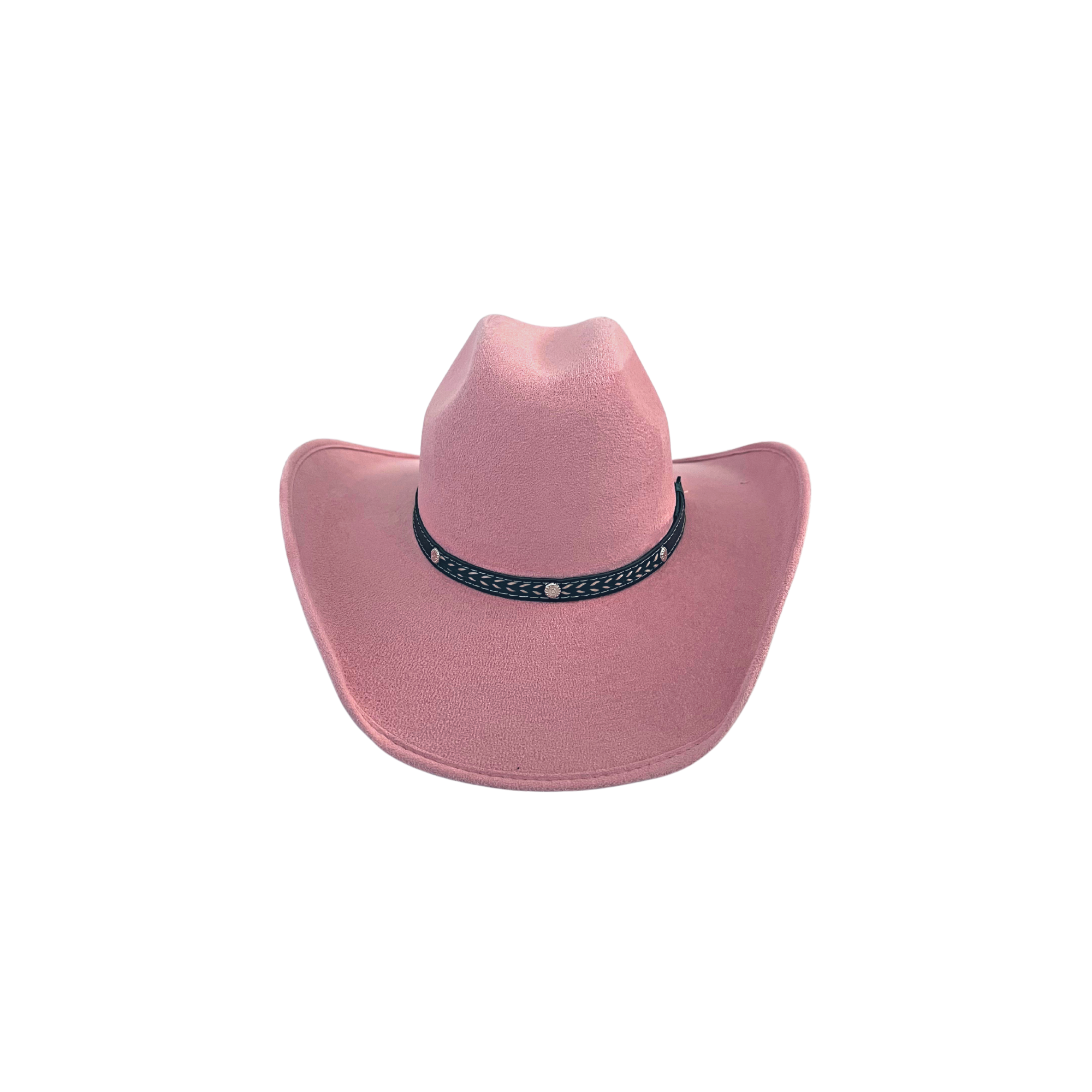 Vegan Suede Western Cowboy Hat