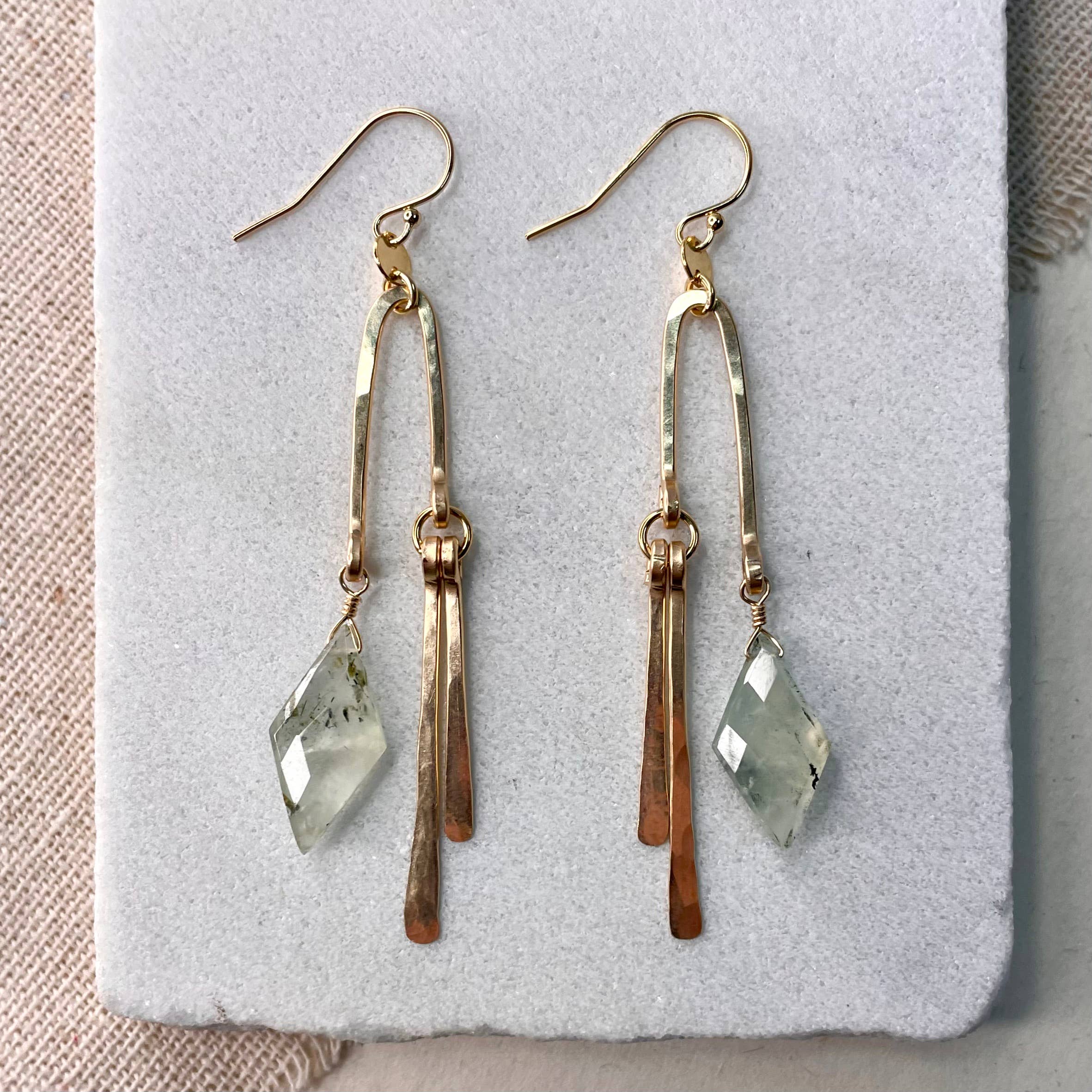 Diamond and Tine Earrings
