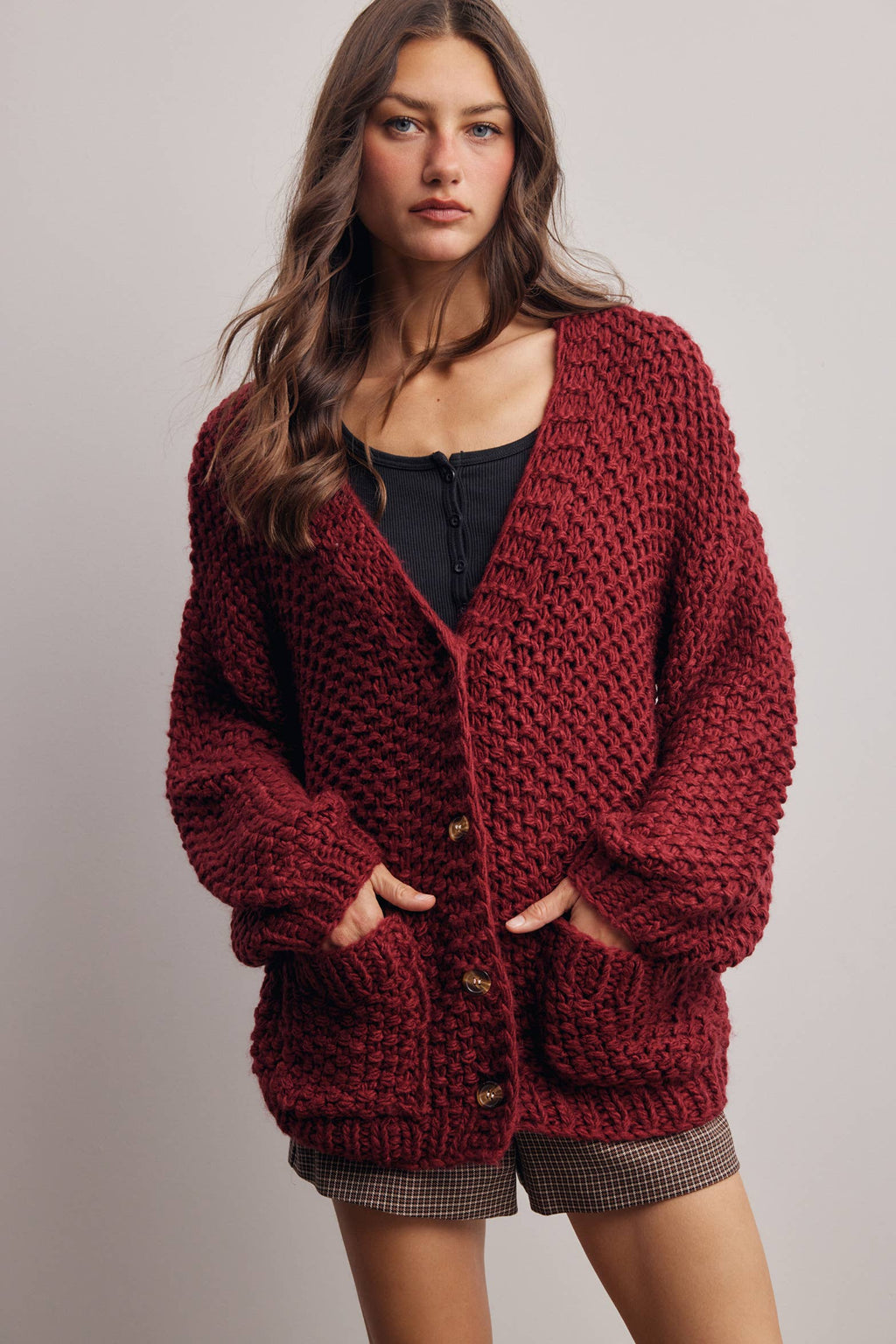 Handmade Chunky Knit Cardigan