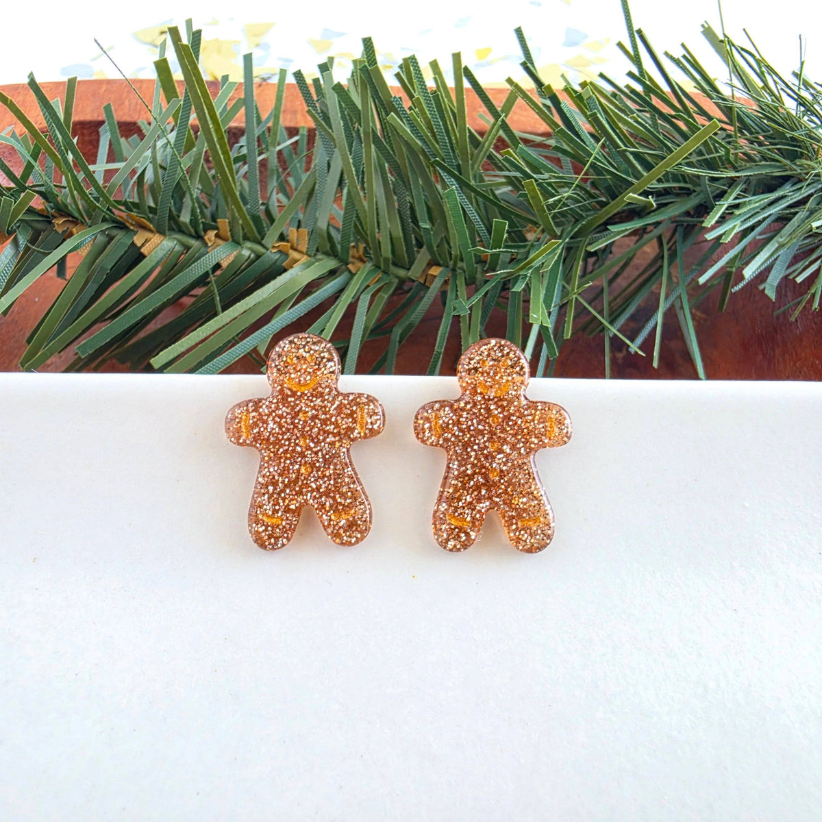 Gingerbread Man Studs