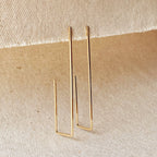 Rectangle Shaped Earrings