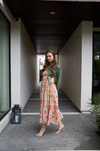 Block Printed Smock Maxi Dress (Jasmi)