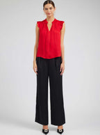 Margot Pleated Sleeve Blouse