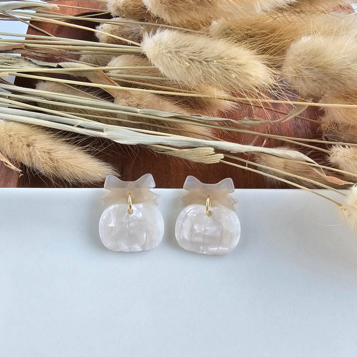Bow Pumpkin Patch Earrings