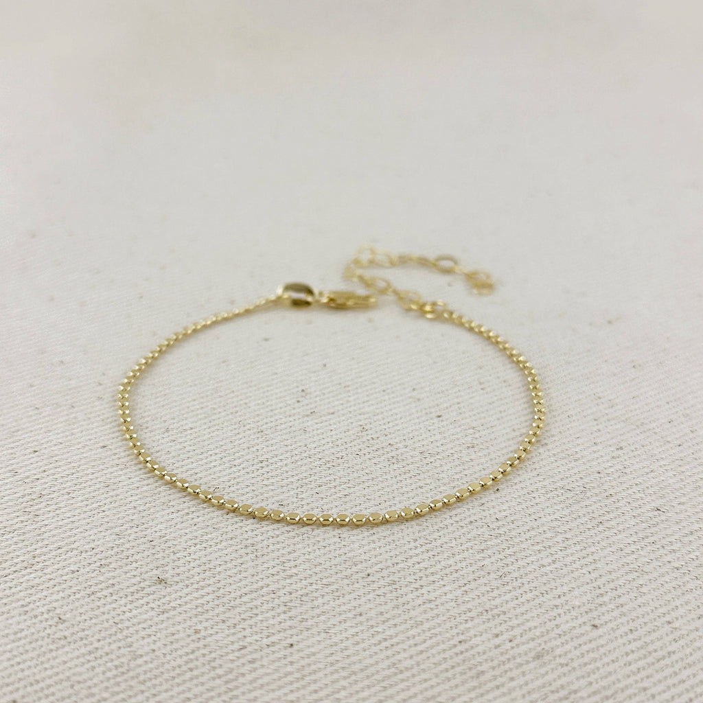Flat Dot Ball Bracelet