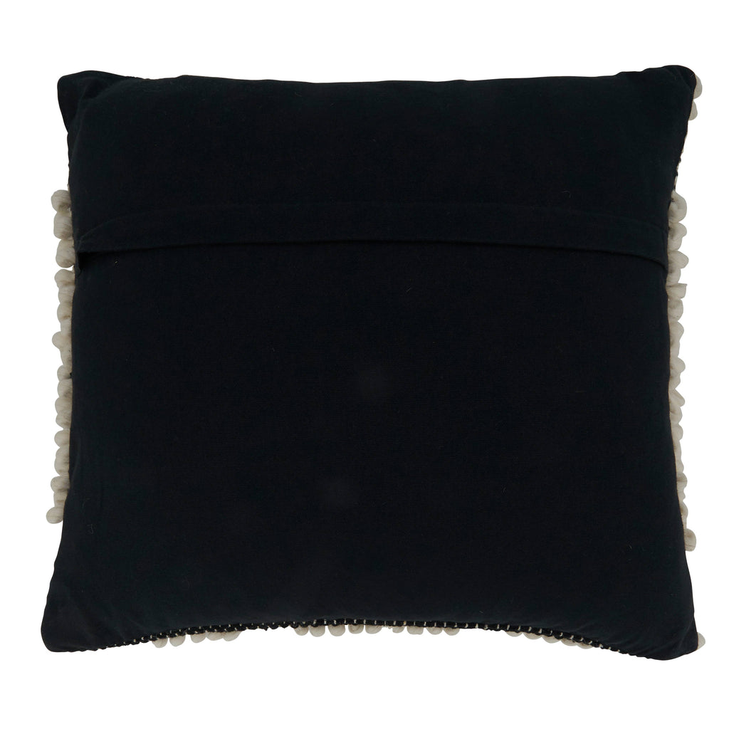 Throw Pillow With Arrow Woven Design