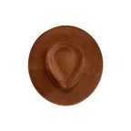 Vegan Suede Tear Drop Hat