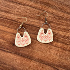 Rose Short Leafy Earrings
