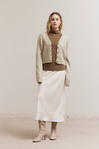V-NECK SWEATER CARDIGAN