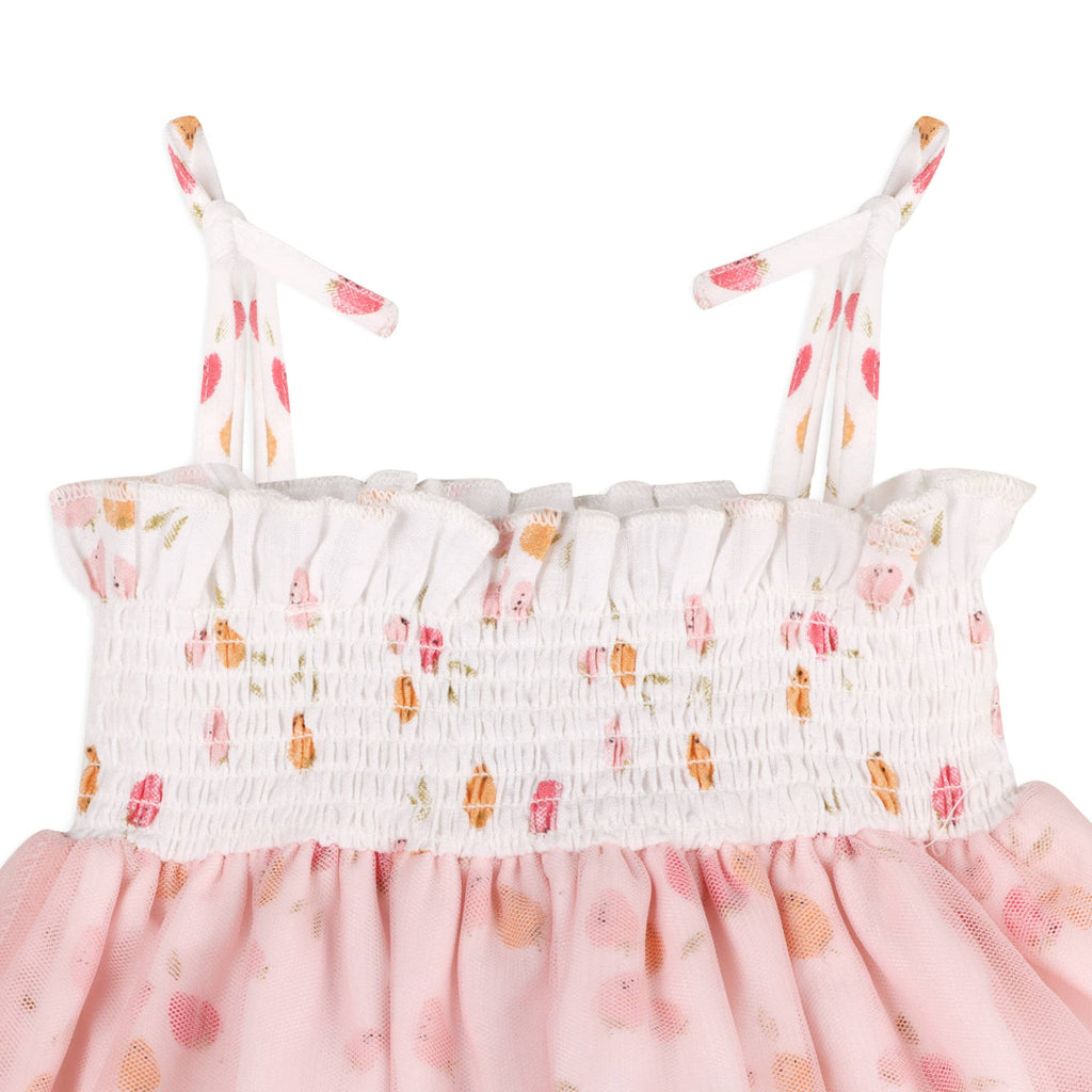 Taya Fruit Smocked Baby Tutu Dress + Bloomer (Organic)