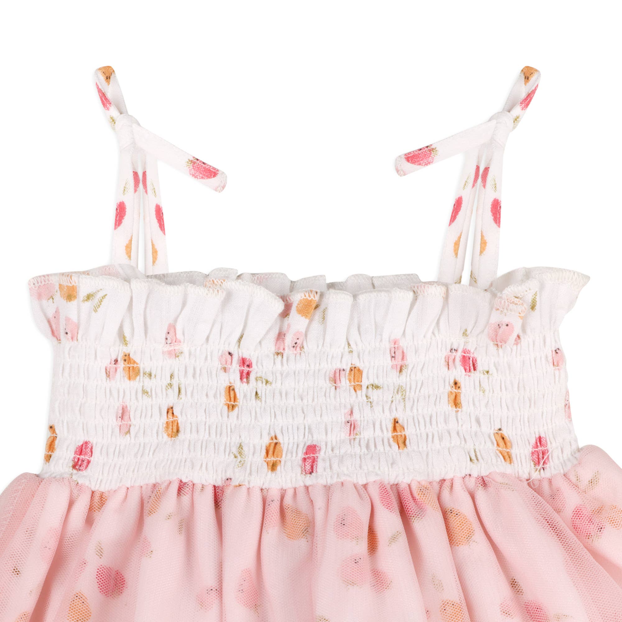 Taya Fruit Smocked Baby Tutu Dress + Bloomer (Organic)