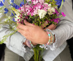 Colorado Wildflowers Bracelet  |  Souvenir Gemstone Bracelet