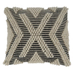 Throw Pillow With Arrow Woven Design
