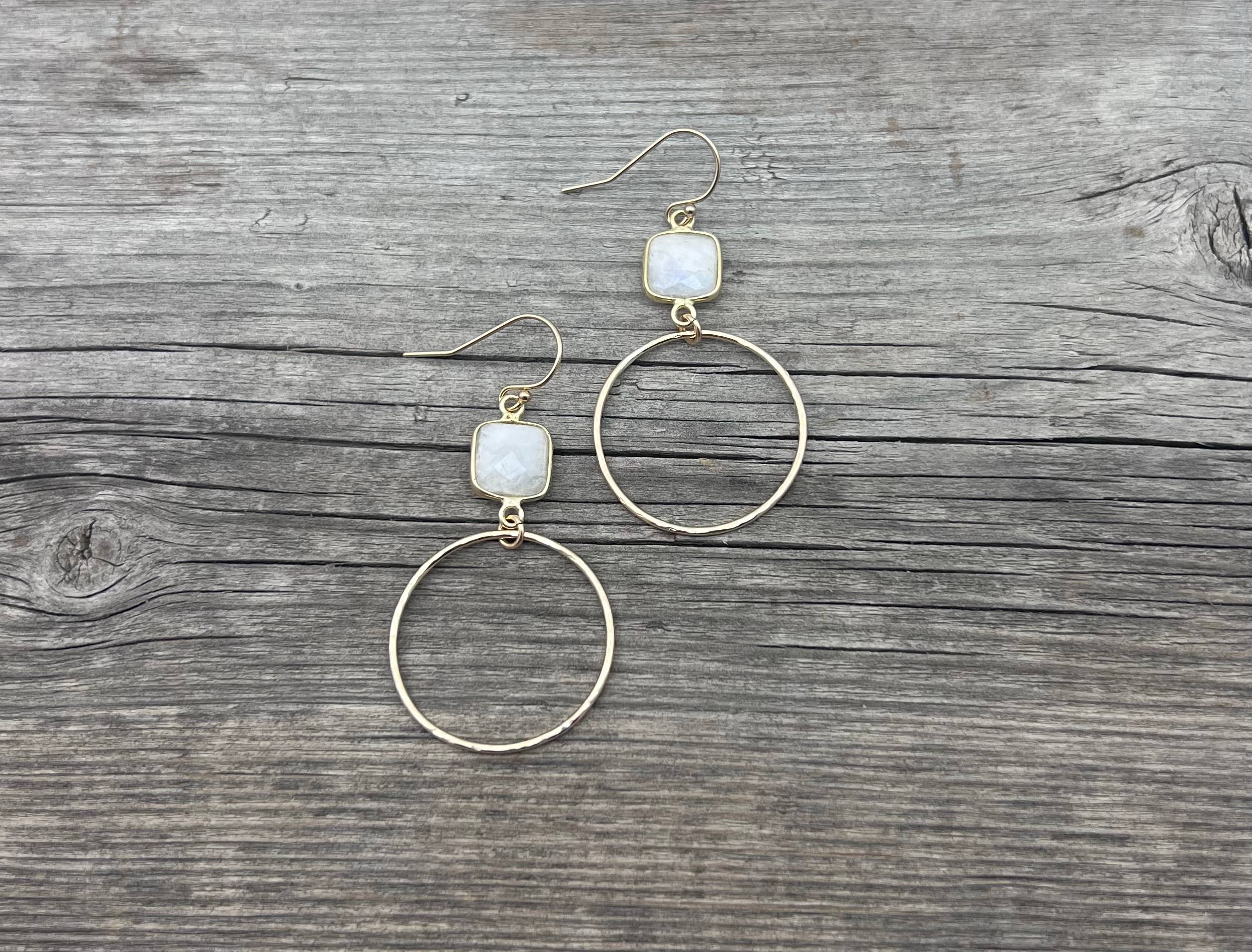 Moonstone Kate Earrings