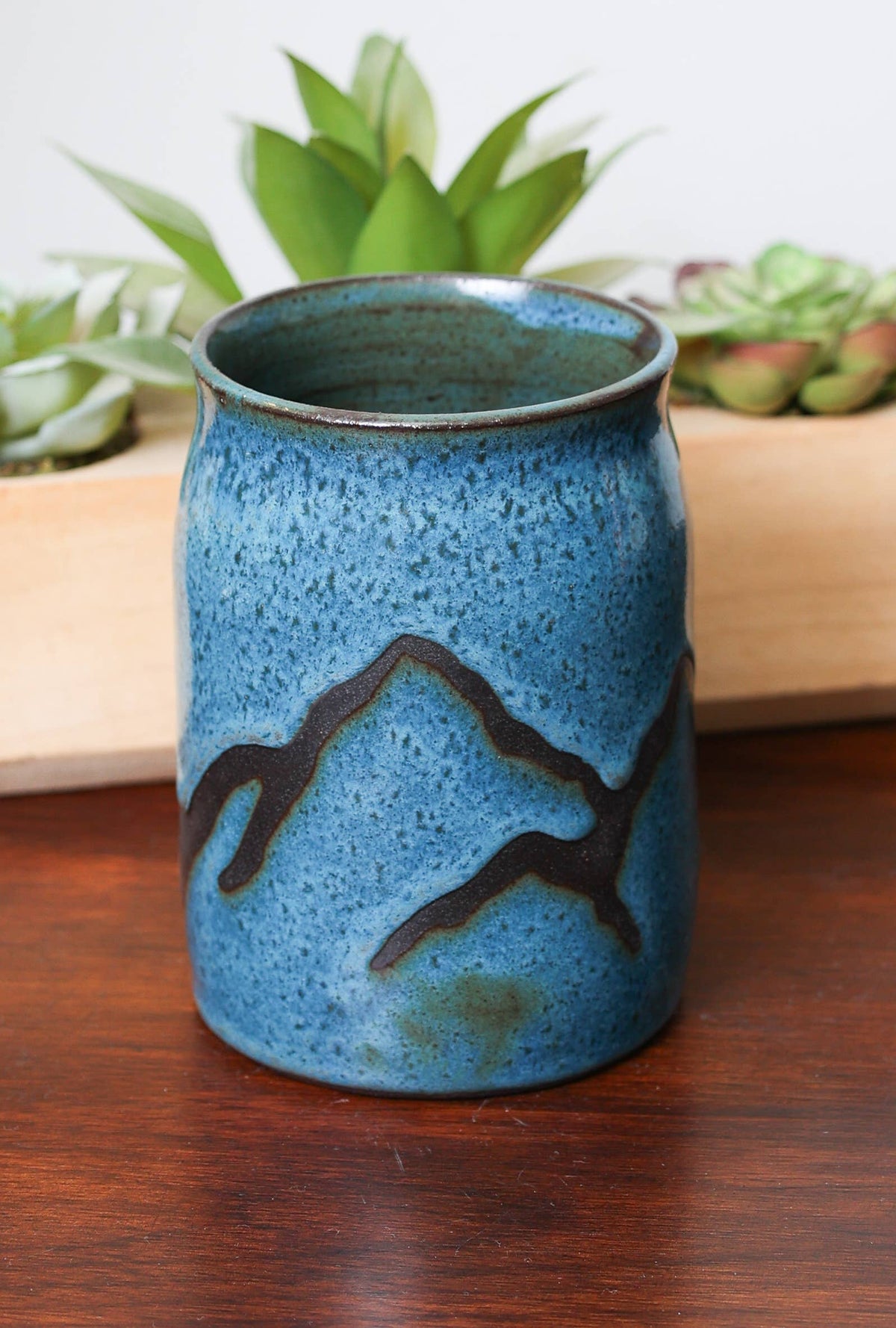 Mountain Silhouette Mug –Handmade Ceramic Mug
