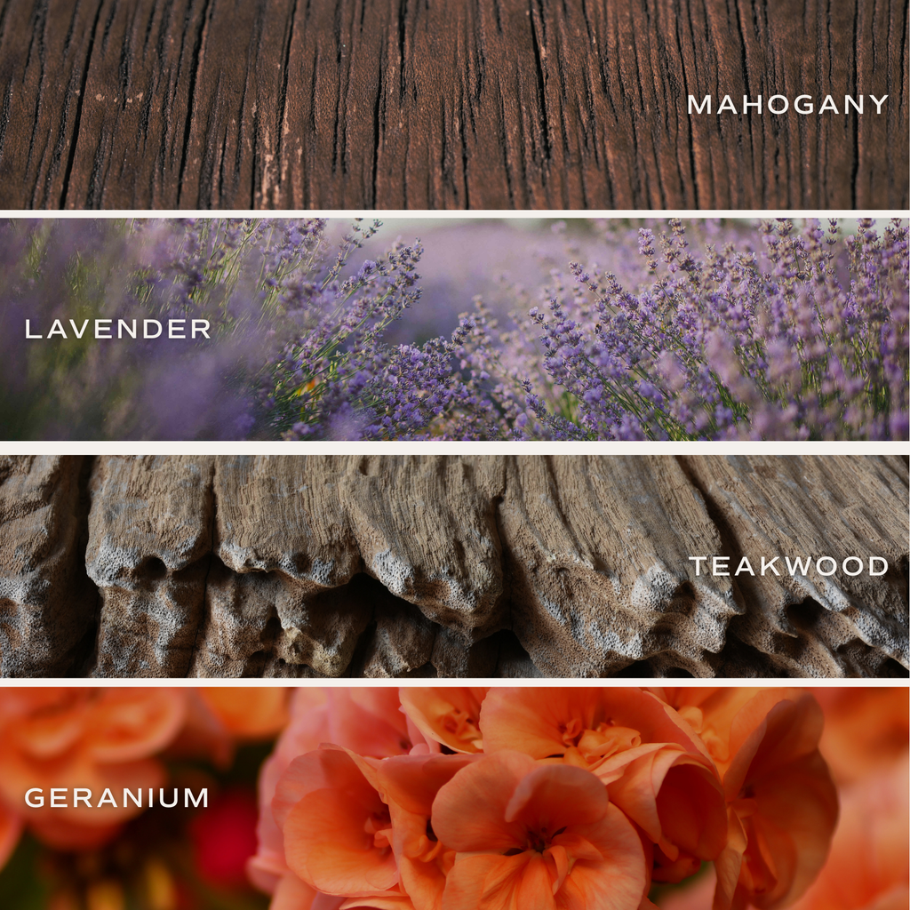 Driftwood and Mahogany 15 oz Soy Candle, Matte Jar