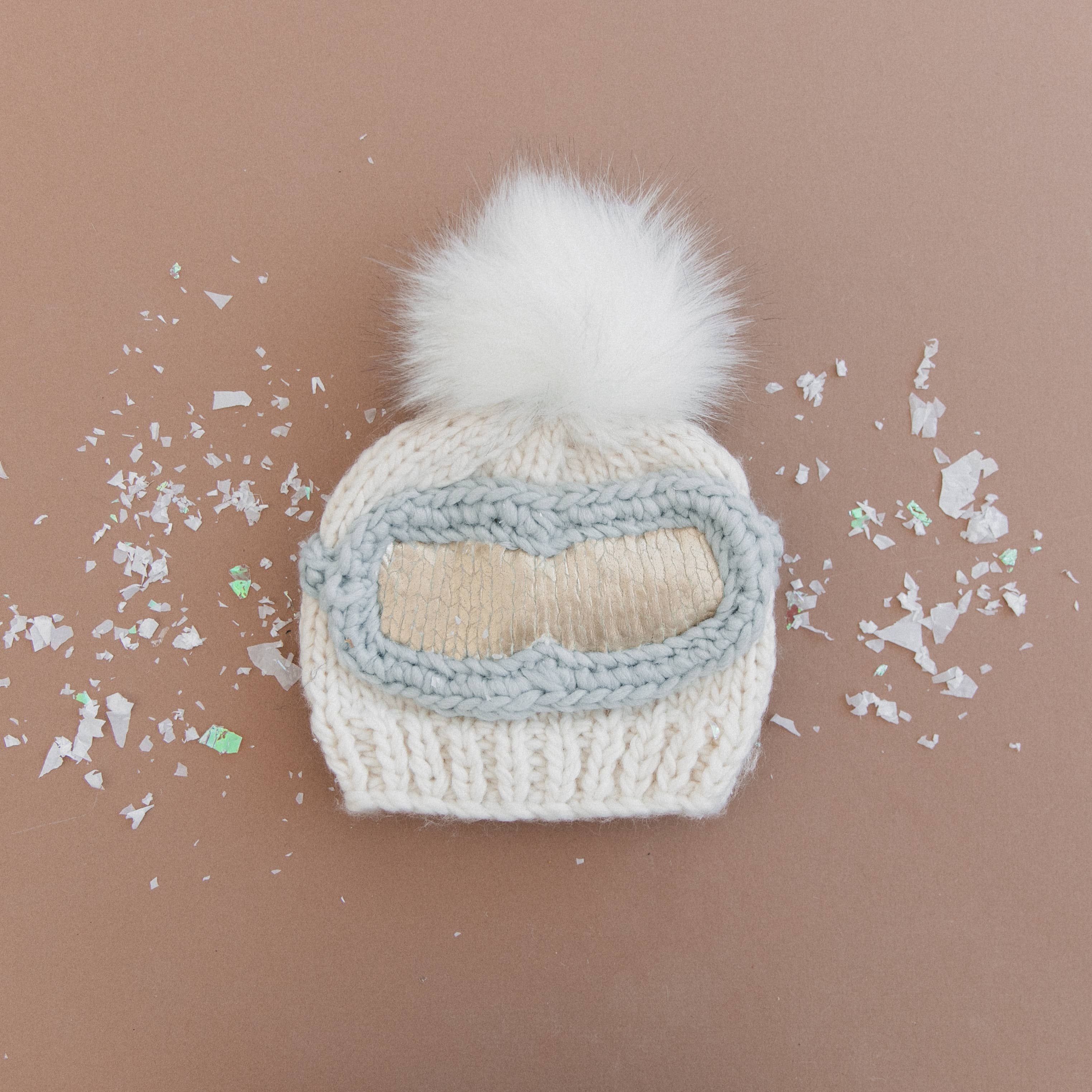 Ski Goggles Kids Beanie