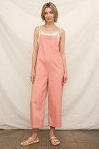 Spaghetti Strap Denim Jumpsuit