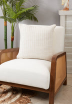 Geometric Glam Dashed Woven Throw Pillow