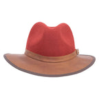 Wool Felt Leather Outdoor Fedora Style - Summit