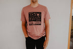 Travel West Tee- Mauve