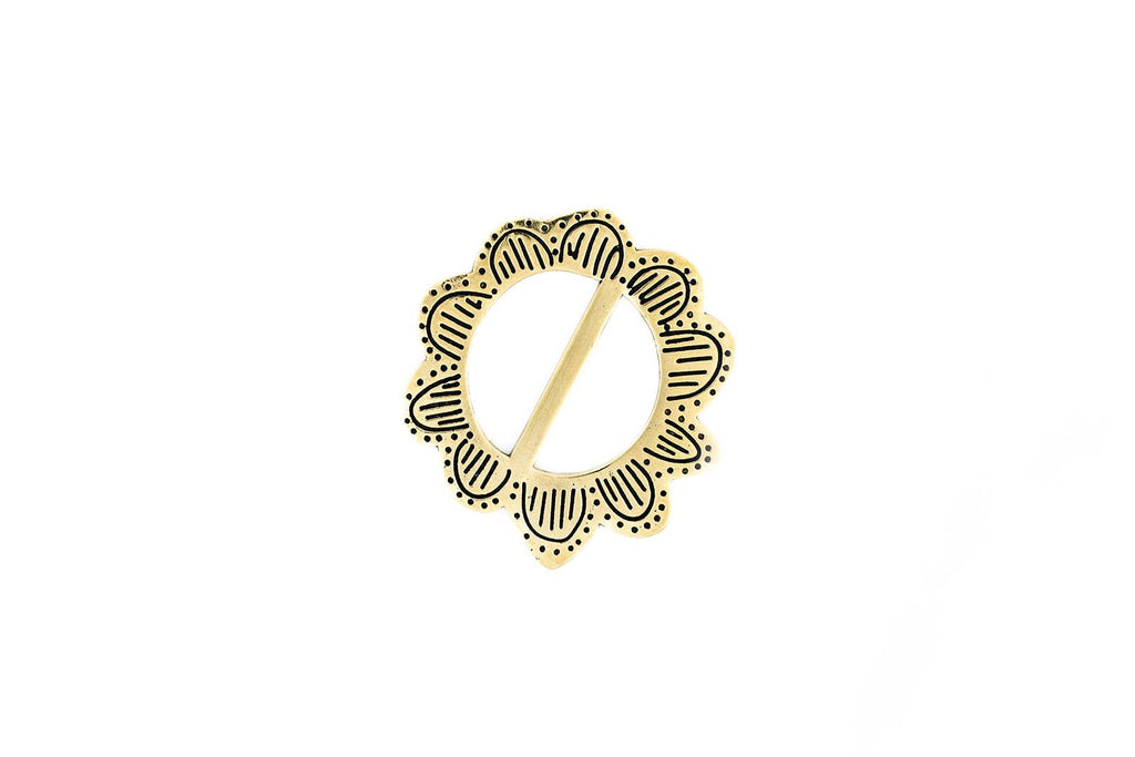 Monica Brass Bandana Slide