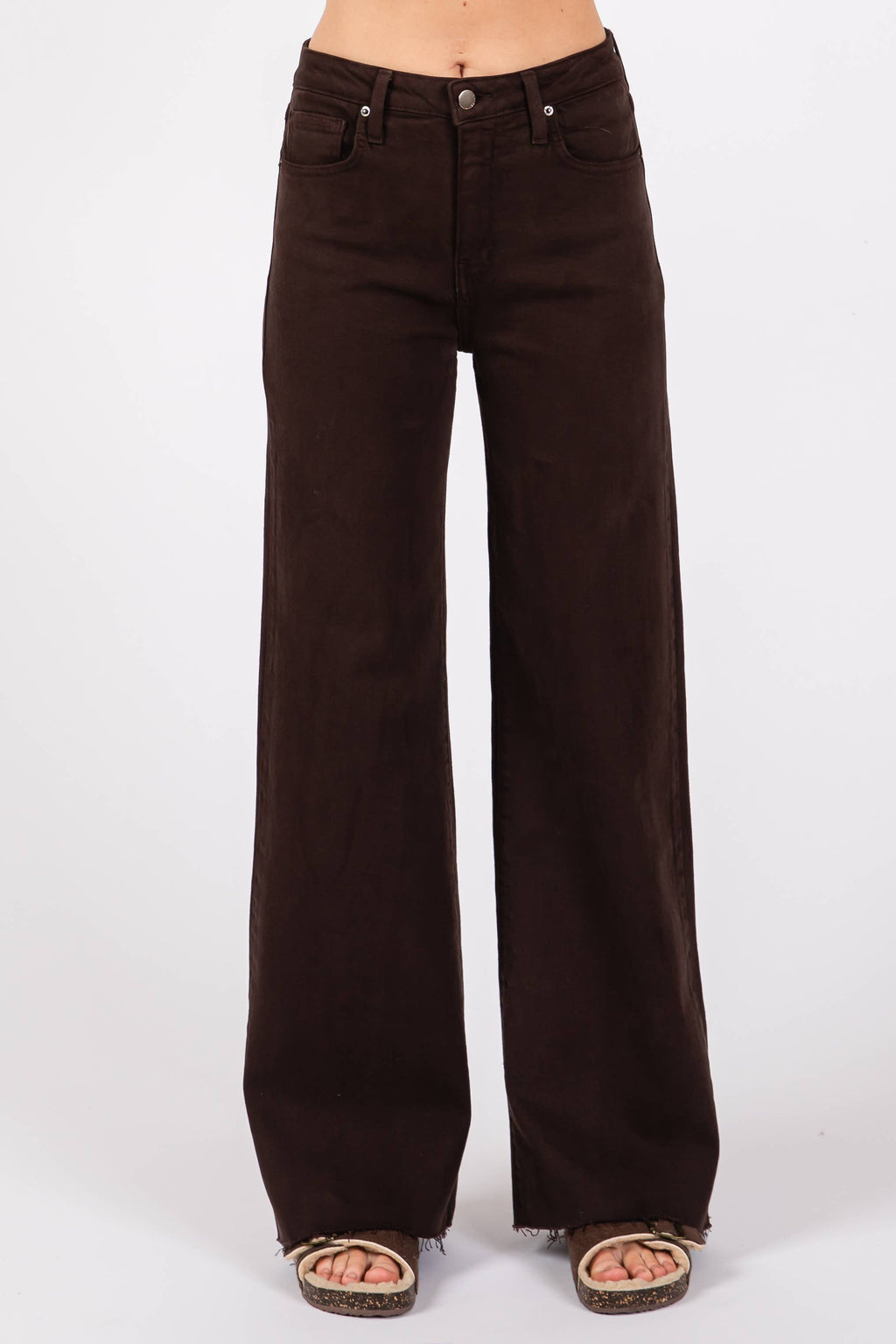 Paola A-Line Wide Scissor Cut Jeans
