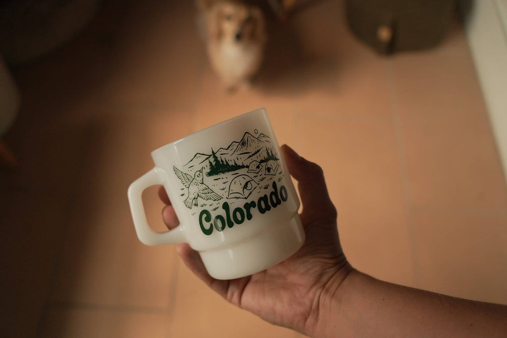 Colorado Milk Glass