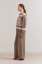 THICK THIN STRIPE SWEATER