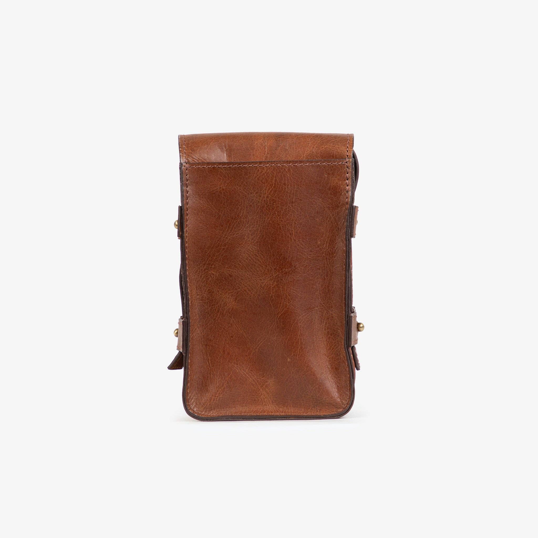 The Boxy Crossbody - Vintage Brown