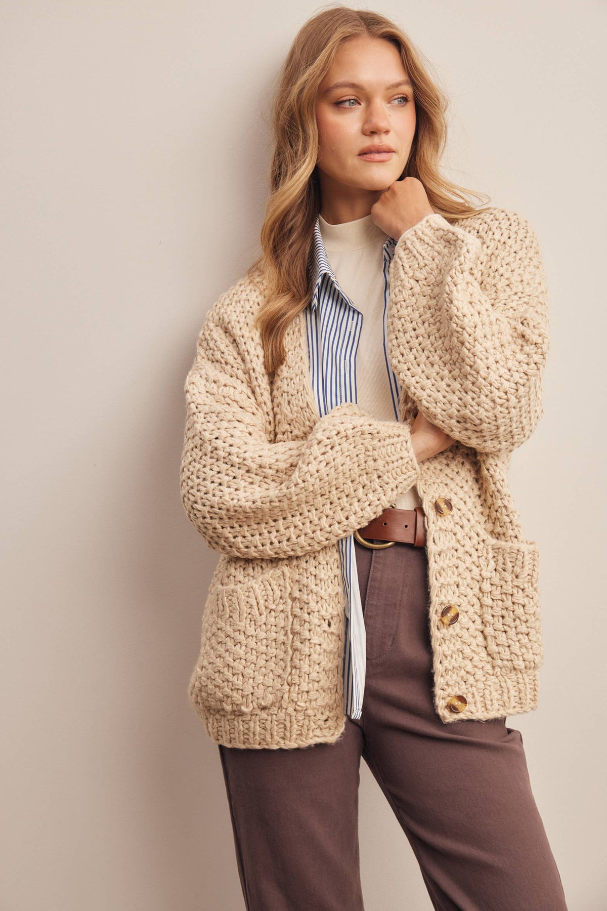 Handmade Chunky Knit Cardigan
