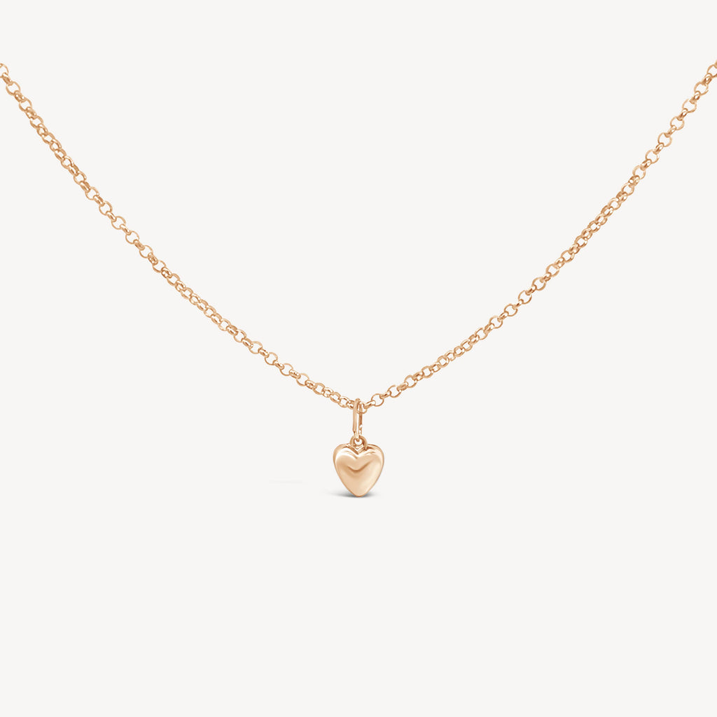 Lou Puff Heart Necklace
