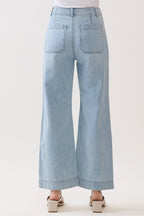 Rosa Light Weight A-Line Darted Jeans