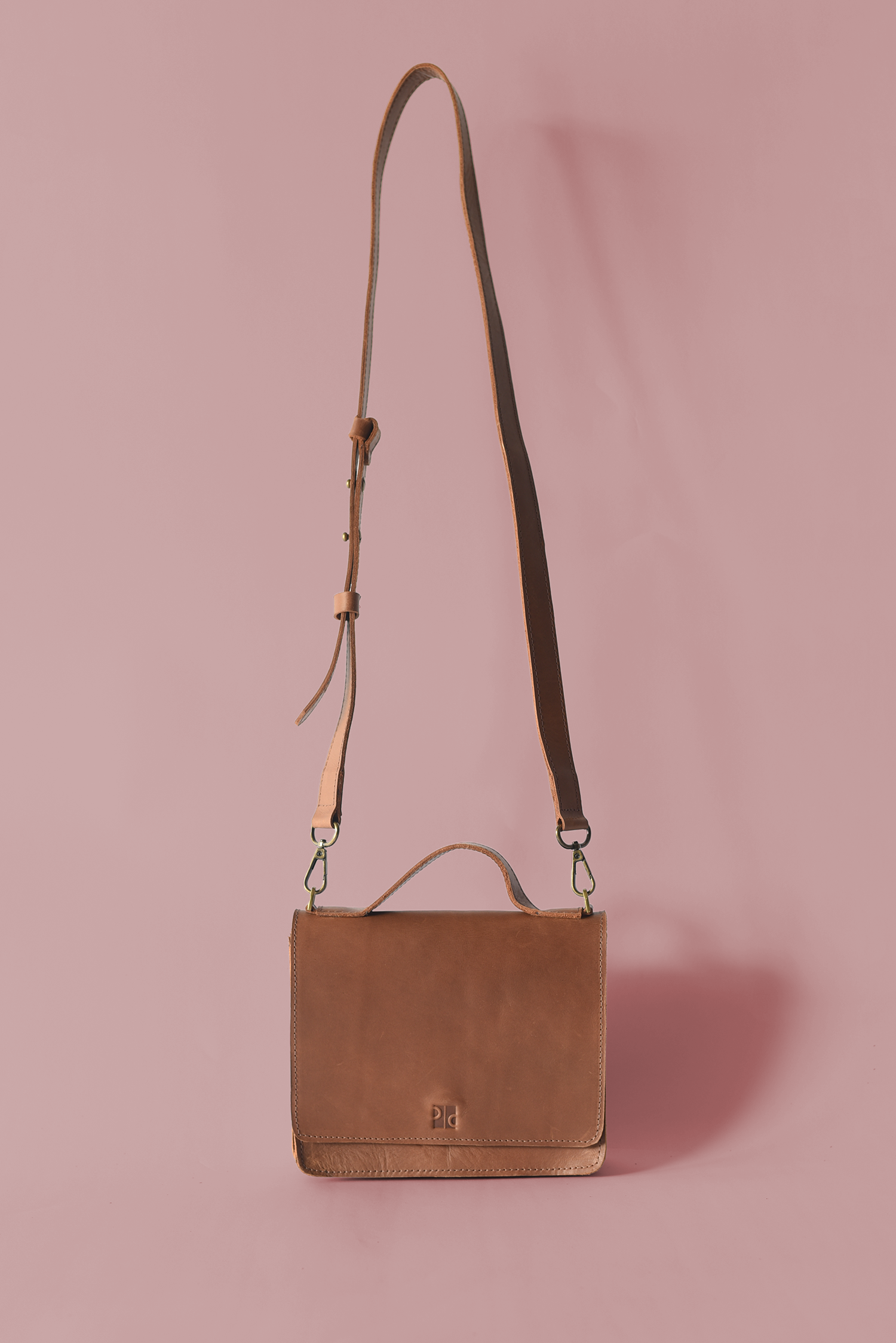 Small Brown Leather Crossbody Purse