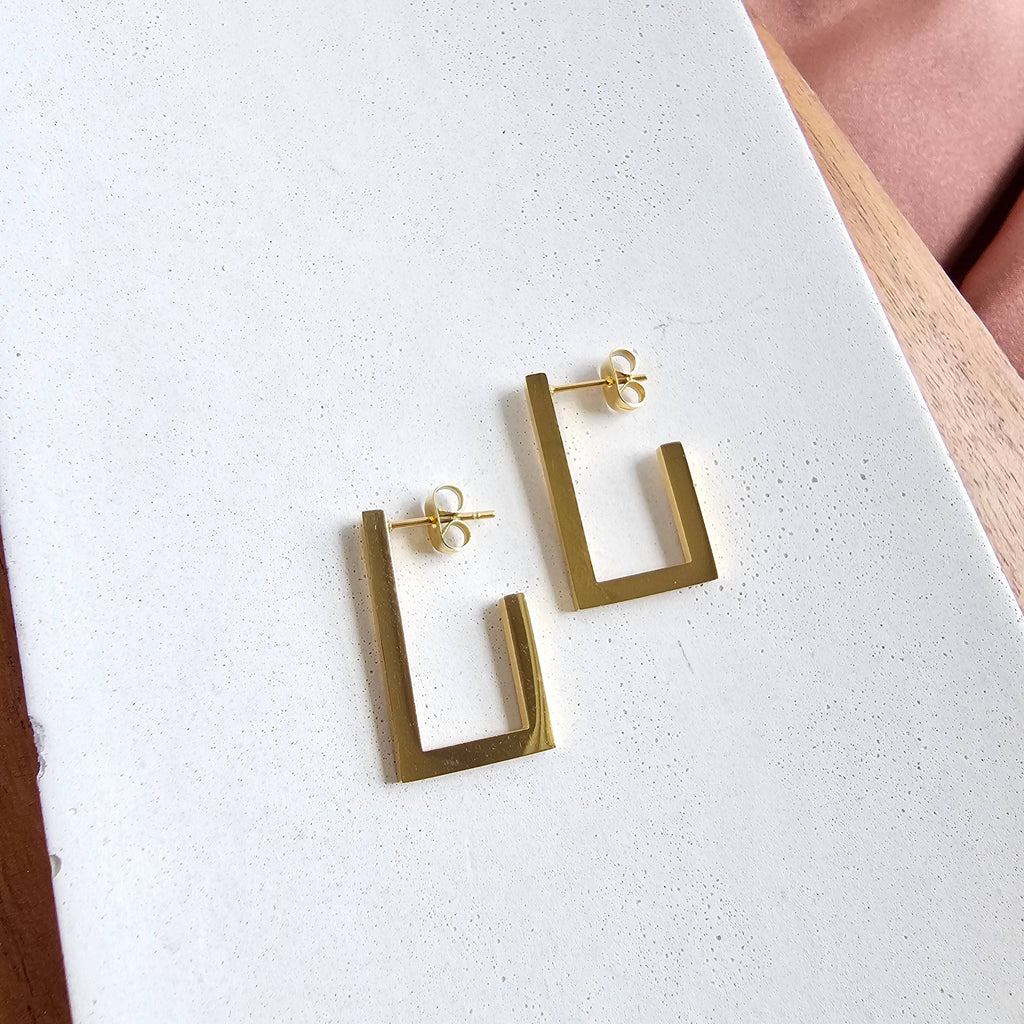 Luxe Gold Goldi Hoop Earrings