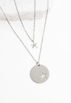 Community Silver Starfish Pendant Necklace Set