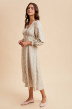 Floral Button Down Maxi Dress