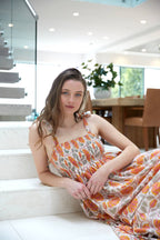 Block Printed Smock Maxi Dress (Jasmi)