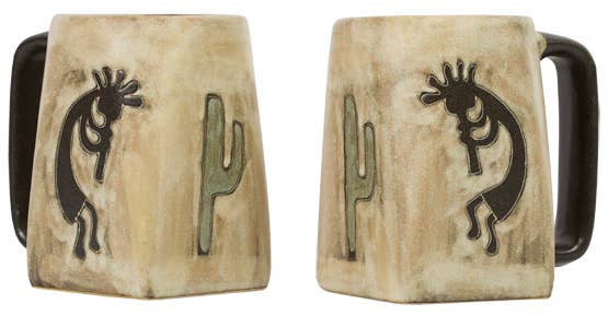 Kokopelli Square Mug - Traditional