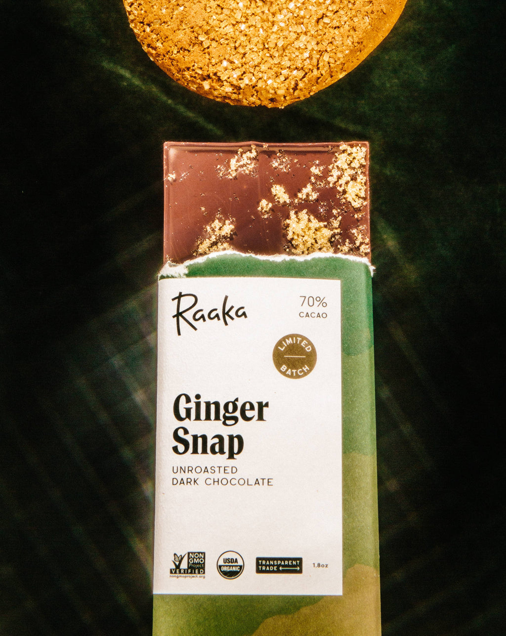 70% Ginger Snap Chocolate