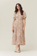 PRINTED MIDE DRESS