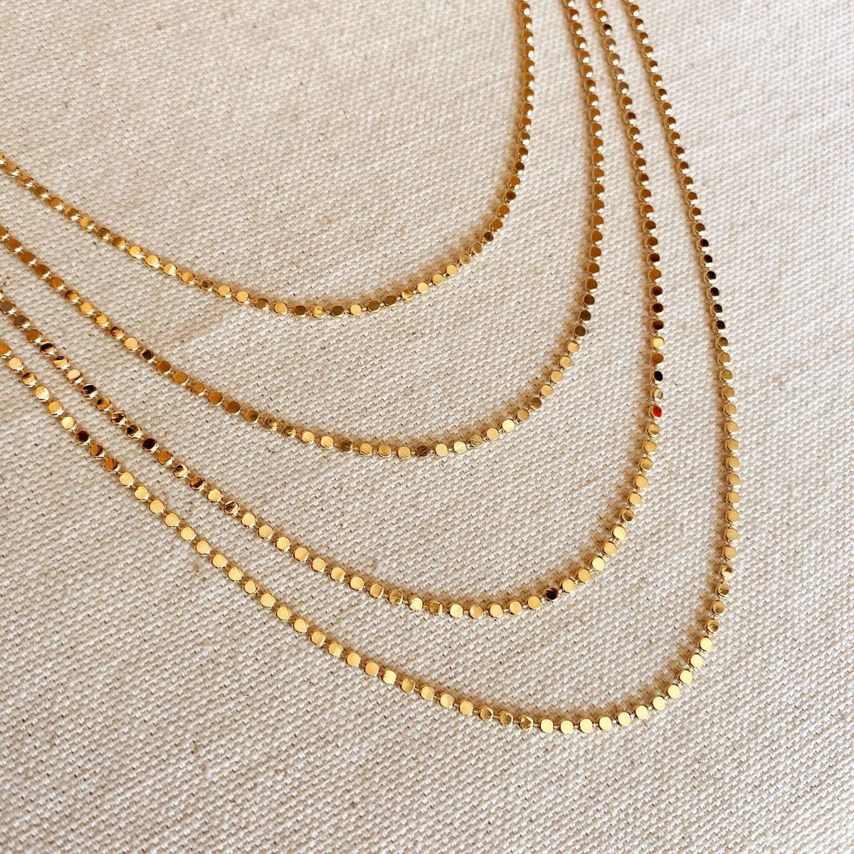 2mm Dot Chain Necklace