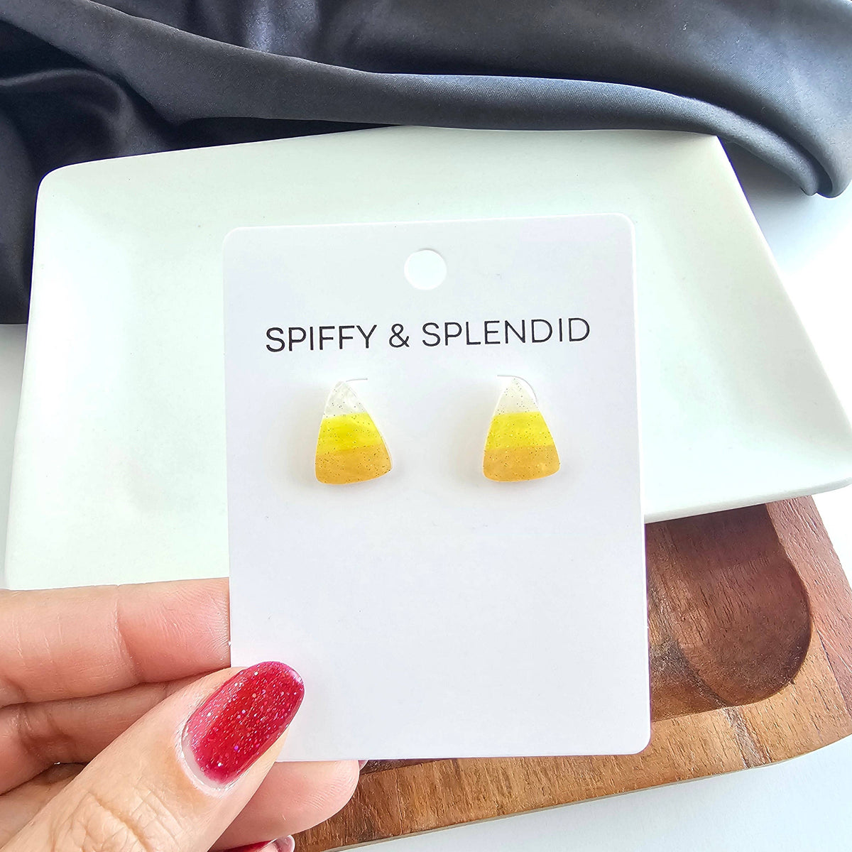 Candy Corn Studs