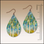 Springtime Aspen Petal Drop Handmade Earrings